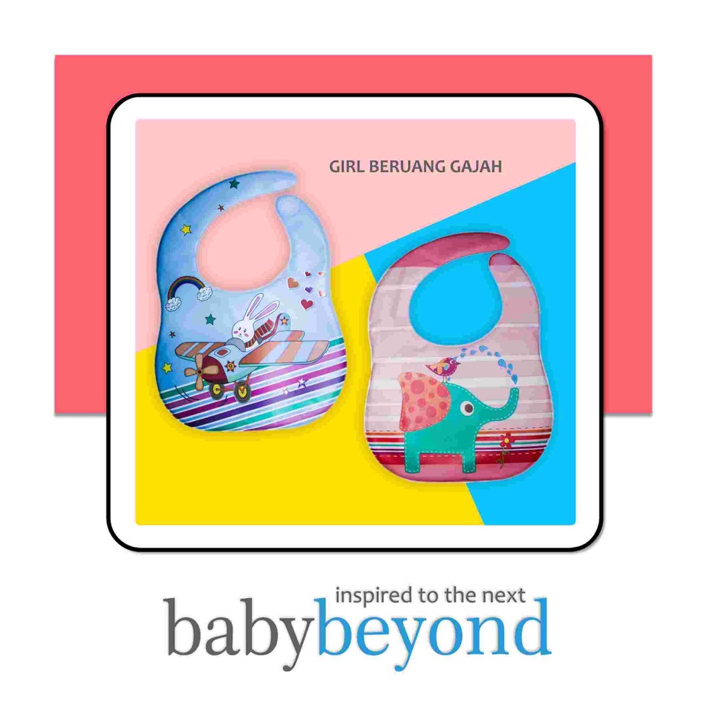 BABY BEYOND ECO EVA BIB 2PK [ BB1025 ]