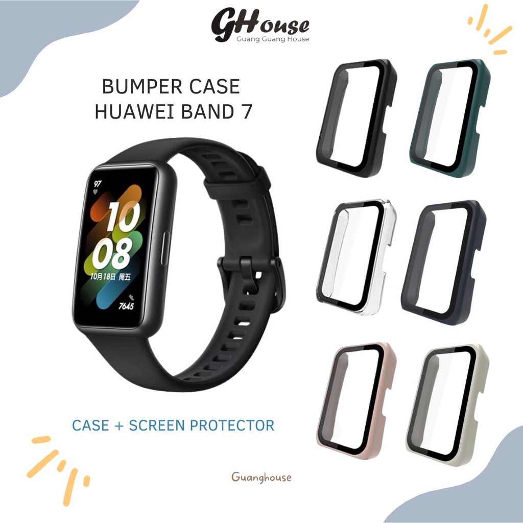 Case Huawei Band 7 Bumper Case Screen Protector Guard Huawei Band 7 / Honor Band 6