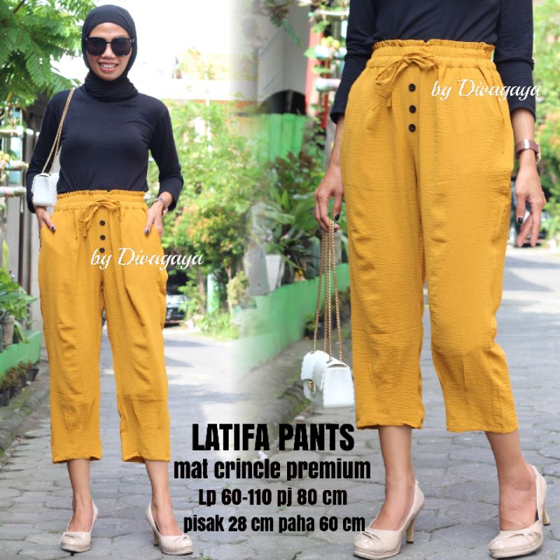 LATIFA PANTS + LATIFA SET ORY BY DIVA//007