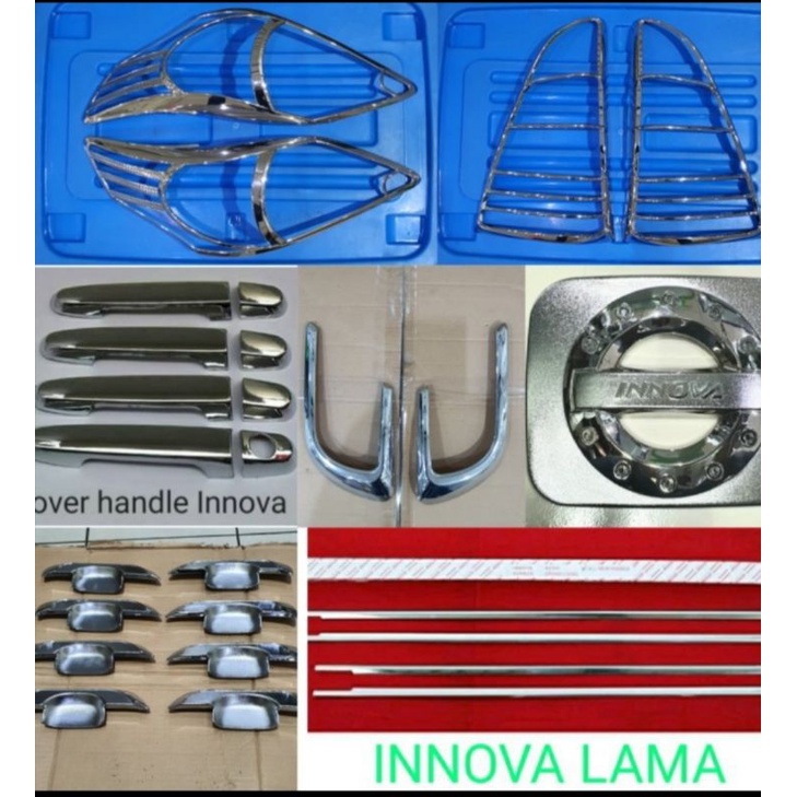 paket aksesoris chrome grand innova 2014-2015