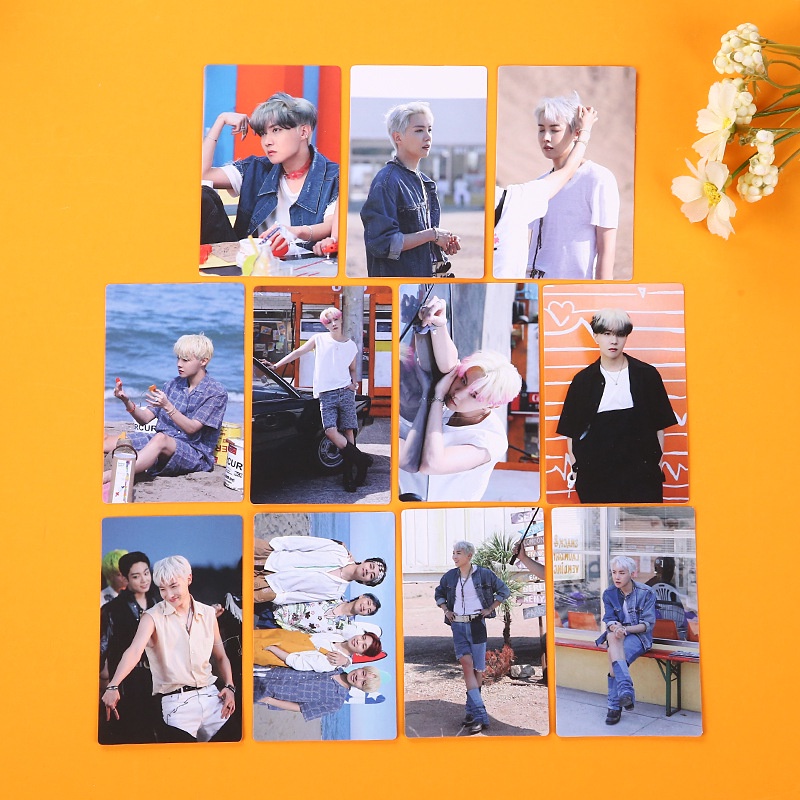 11pcsset Kartu Foto Kpop BTS JK JIMIN JHOPE JIN SUGA