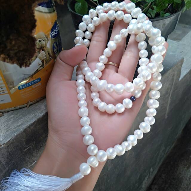 Tasbih mutiara asli