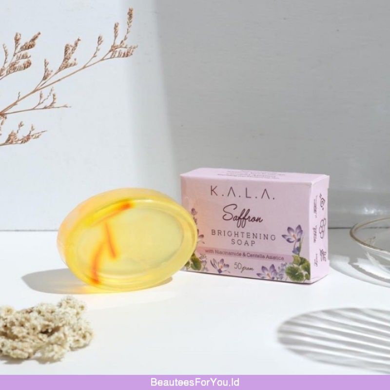 BPOM KALA Saffron Brightening Face Soap | Sabun Safron