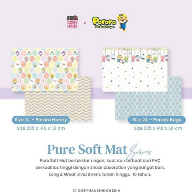 COBY HAUS PLAYMAT PEKANBARU | Pororo Bug XL