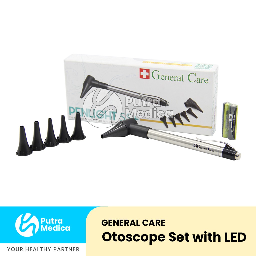 General Care Otoscope Set with LED / Peralatan Periksa Telinga