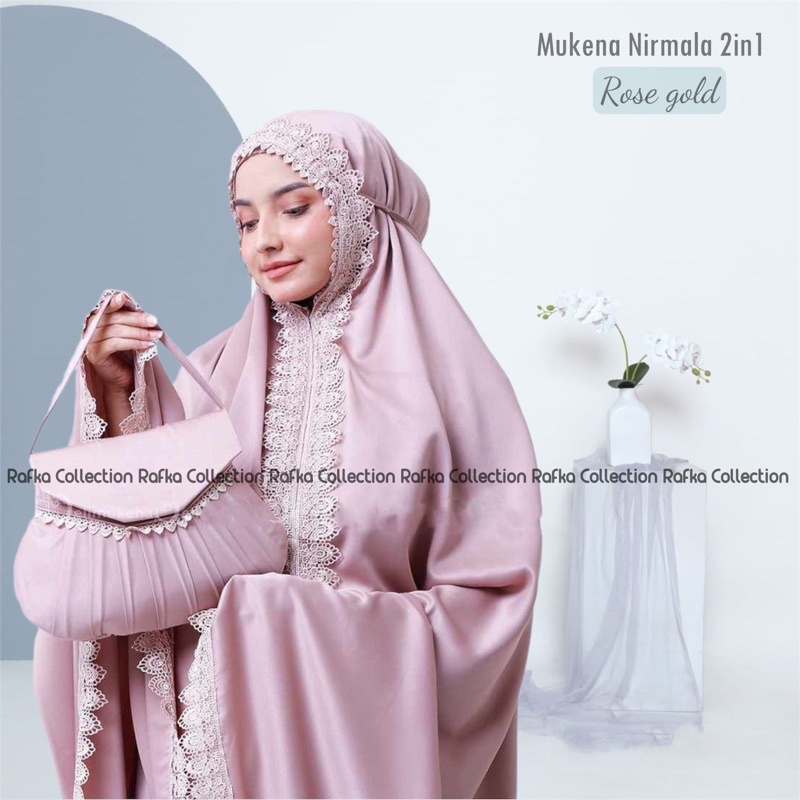 Mukena Dewasa 2in1 Nirmala Silk Premium Mewah