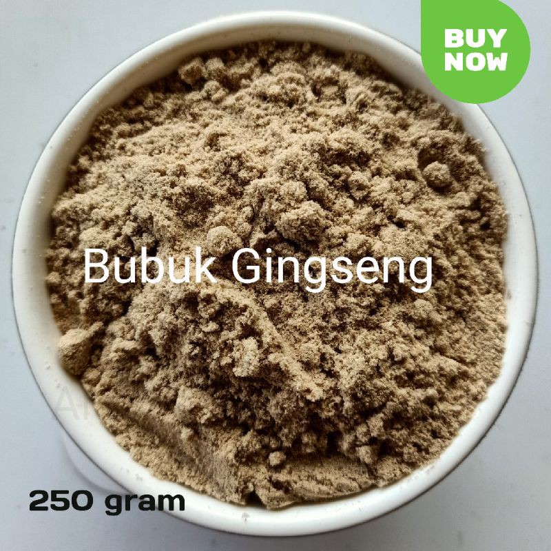 

herbal Bubuk serbuk gingseng 250gram /herbs powder gingseng