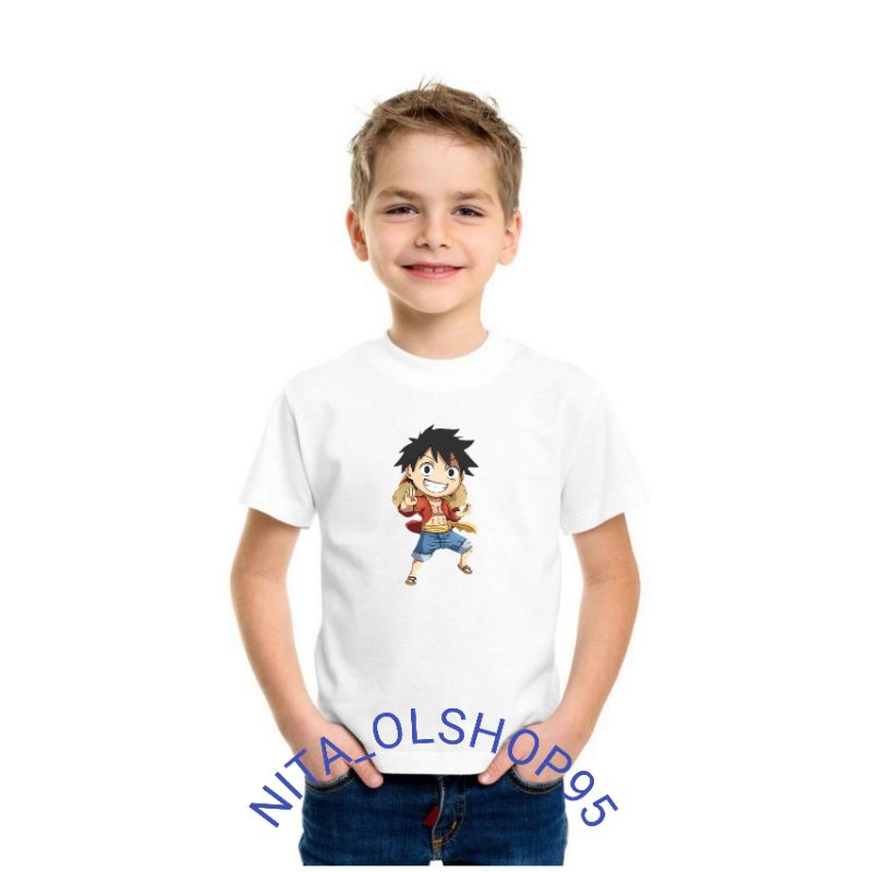 baju anak karakter, baju anak anime, baju anak one piece