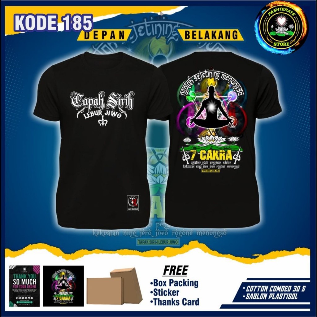 Kaos Lebur jiwo psht || Kaos Cakra Sh Terate Sederhana