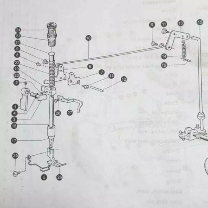 Angkatan Sepatu Mesin Jahit Typical 22T7-001A1