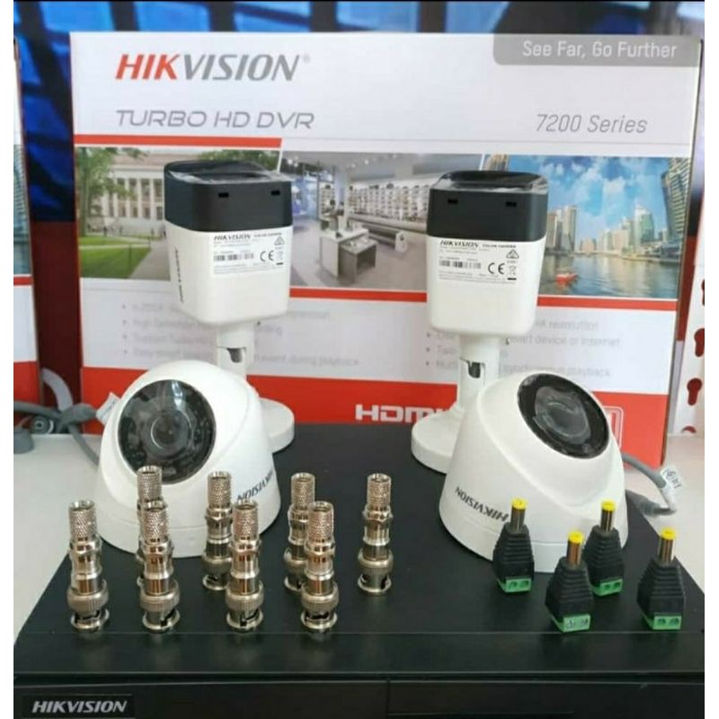 paket cctv 4ch Hikvision 5MP full set