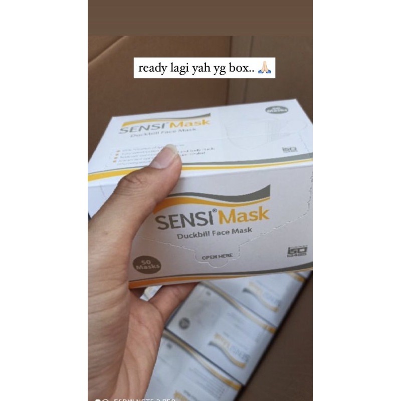 Sensi masker duckbill original #duckbill