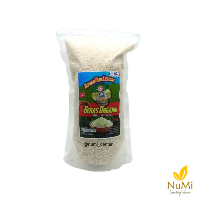 

978Eq0010W Organic White Rice | Beras Putih Pandan Wangi Organik 1 Kg - Rtl W5Q40112