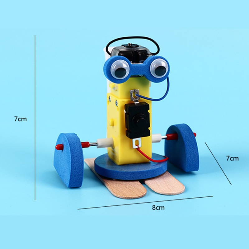 Mainan Robot Berjalan Elektronik DIY Untuk Edukasi Anak