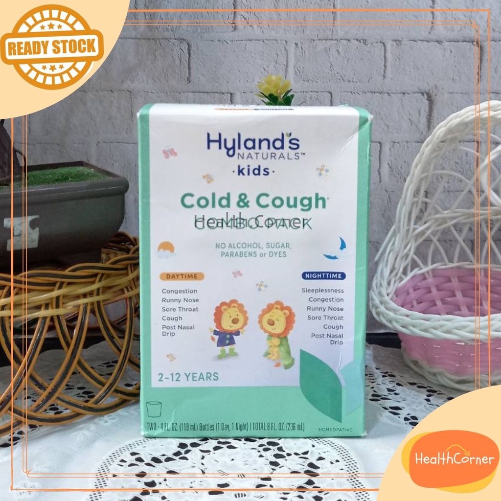 Hyland's Naturals Kids Cold &amp; Cough Combo Pack 2-12 years 236m / Daytime &amp; Nightime