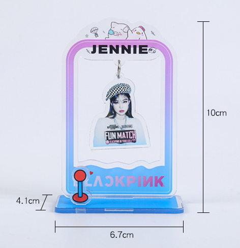 KPOP TWICE ITZY TXT Straykids Acrylic Figure Humanoid Stand Desktop Decoration Shaking Ornaments