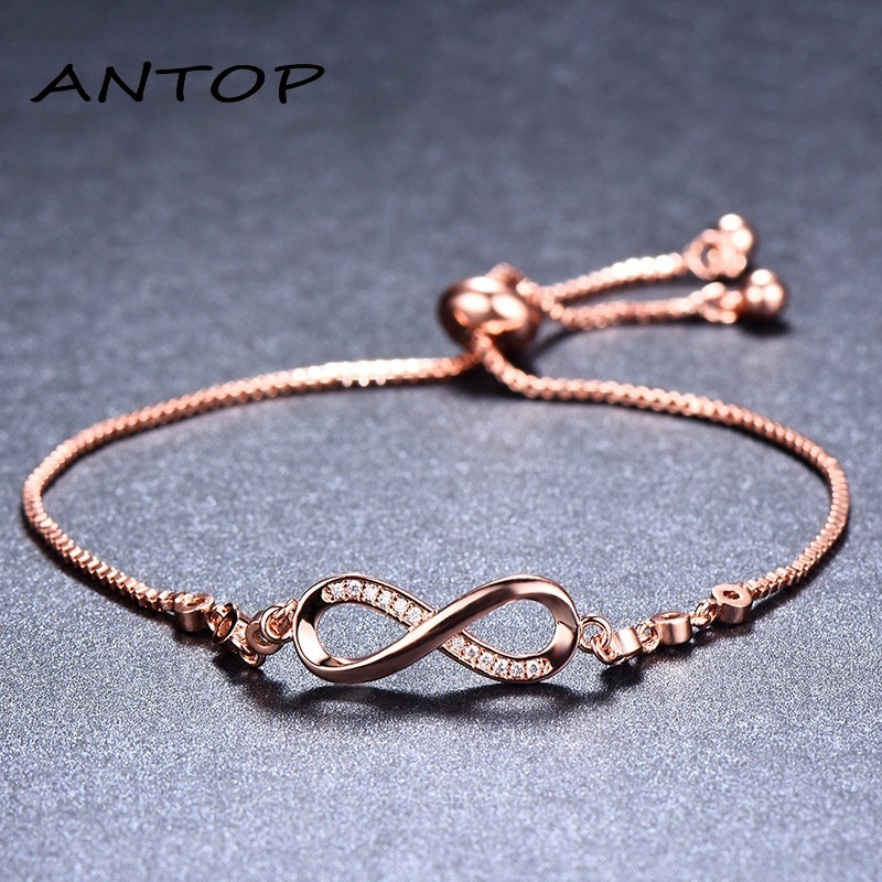 Korea Titanium Emas Gelang Hypoallergenic Adjustable Wanita Fashion Gelang Perhiasan Aksesoris Hadiah ANTOP