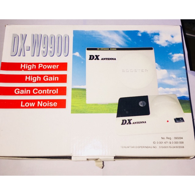 BOOSTER ANTENA TV DX-W9900 ATAS BAWAH BUAT SEMUA TV