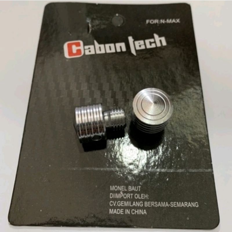 Tutup Spion Monel Tutup Spion CNC Import Beat Vario Scoopy Nmax Pcx Fino Aerox Mio Xeon Vixion MioM3-Silver