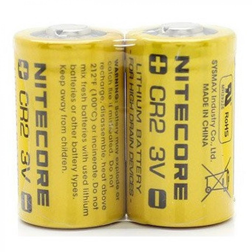 Paling Dicari ! NITECORE CR2 Non-Rechargeable Lithium Battery 3V 1 PCS