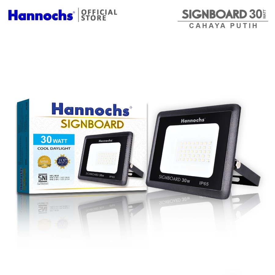 Hannochs LED Flood Light Signboard 30 watt CDL - Putih