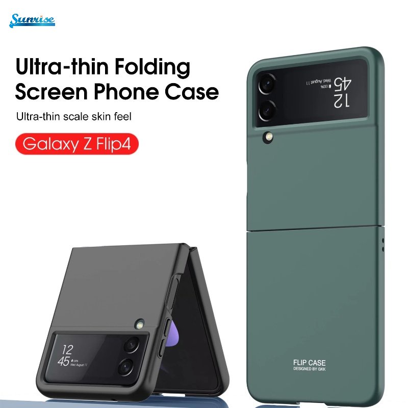 Casing Hard Case PC Matte Slim Shockproof Warna Permen Untuk Samsung Galaxy Z Flip 4