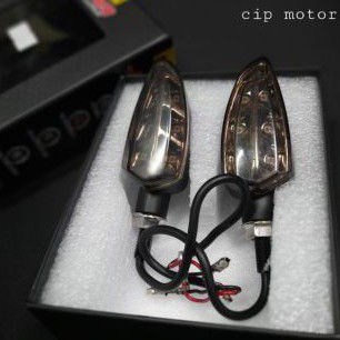 LAMPU SEN SEIN MINI VIXION VARIO CB MEGAPRO BYSON VERZA ALUMANIUM BESI TURN SIGNAL UNIVERSAL MOTOR