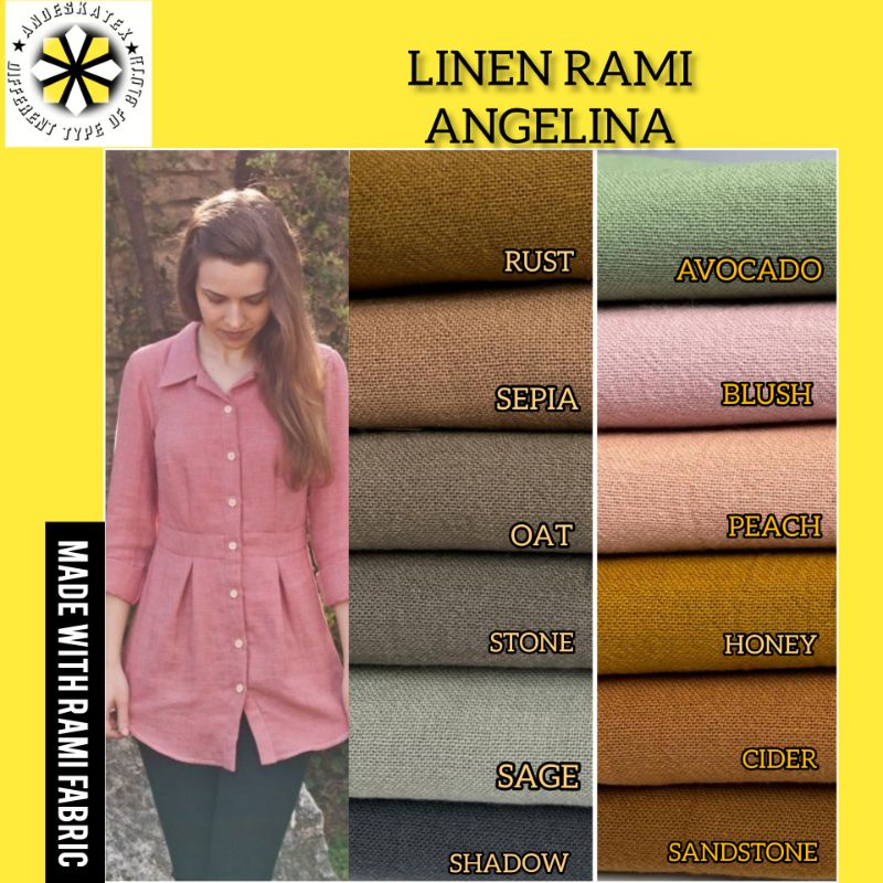 KAIN LINEN | LINEN  RAMI ANGELINA #PREMIUM