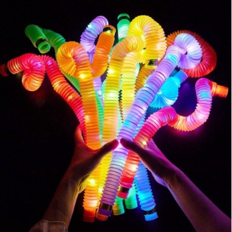 [FS] Mainan Viral Pop Pipes / Pop Tubes Light Up / Pipa Led-4
