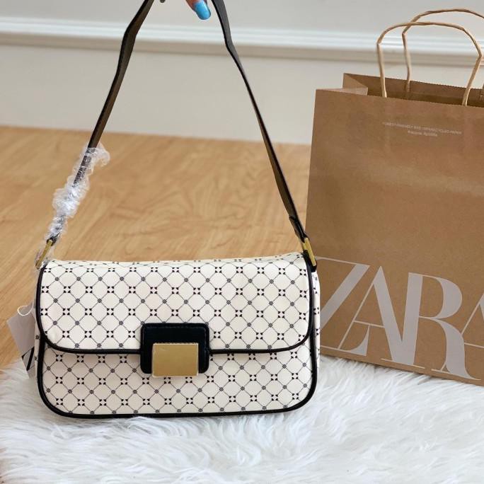 promo baru| Tas Zara Clutch Motif Original |Shoulder Bag Wanita
