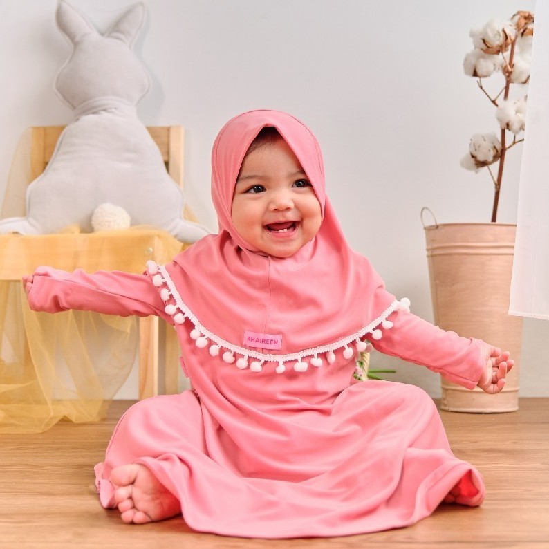 Gamis Anak Perempuan OrigGamis Anak Perempuan Original Khaireen / Gamis Bayi Newborn 0-5 Tahun / Gamis Bayi Perempuaninal Khaireen / Gamis Bayi Newborn 0-5 Tahun