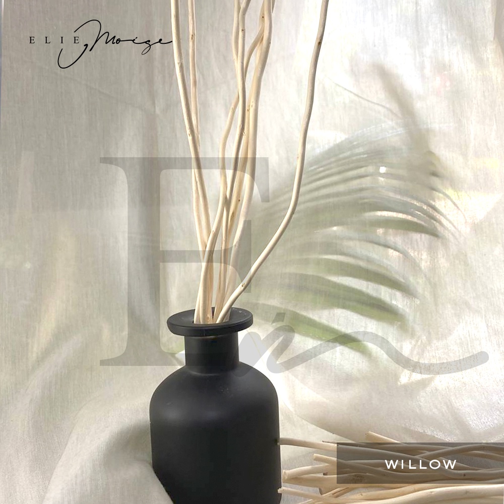 Elie Moise Wavy Natural Rattan Stick - Stik Rotan Alami Reed Diffuser-willow