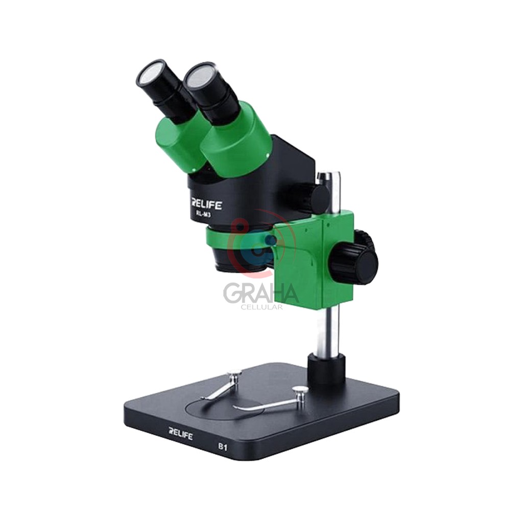 MICROSCOPE BINOCULAR RELIFE RL-M3-B1 ZOOM STEREO + LED LAMP