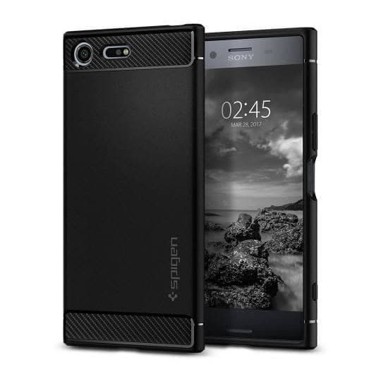 Hot Sale ORIGINAL SPIGEN RUGGED ARMOR CASE SONY XPERIA XZ PREMIUM - BLACK