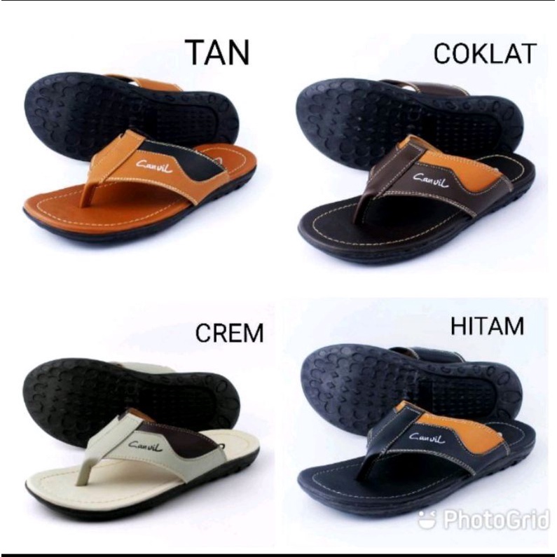 SANDAL JAPIT CALVIR TERBARU /SANDAL JAPIT 2 WARNA / SANDAL KEREN / SANDAL KEKINIAN / SANDAL COWOK / SANDAL PRIA MURAH