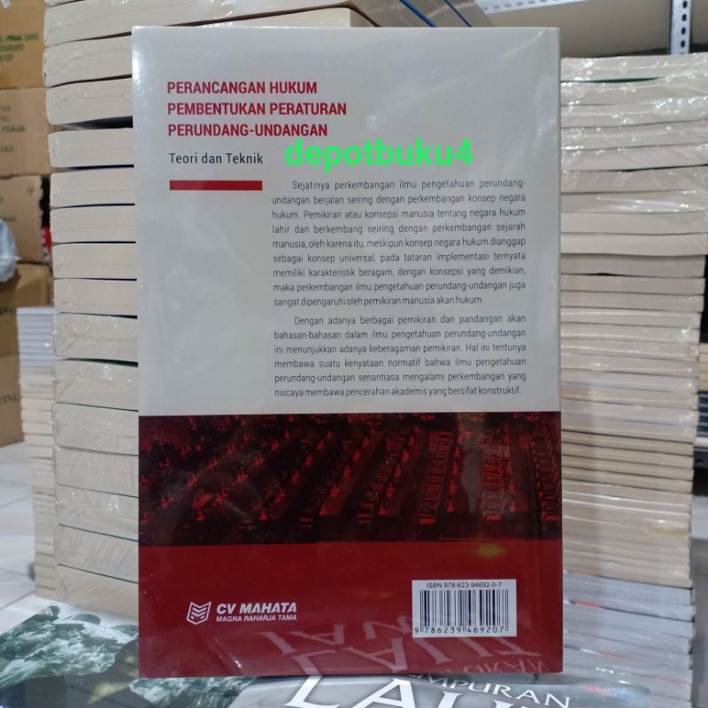 Buku Original: Perancangan Hukum Pembentukan Peraturan Perundang - Undangan Teori dan Praktik-1