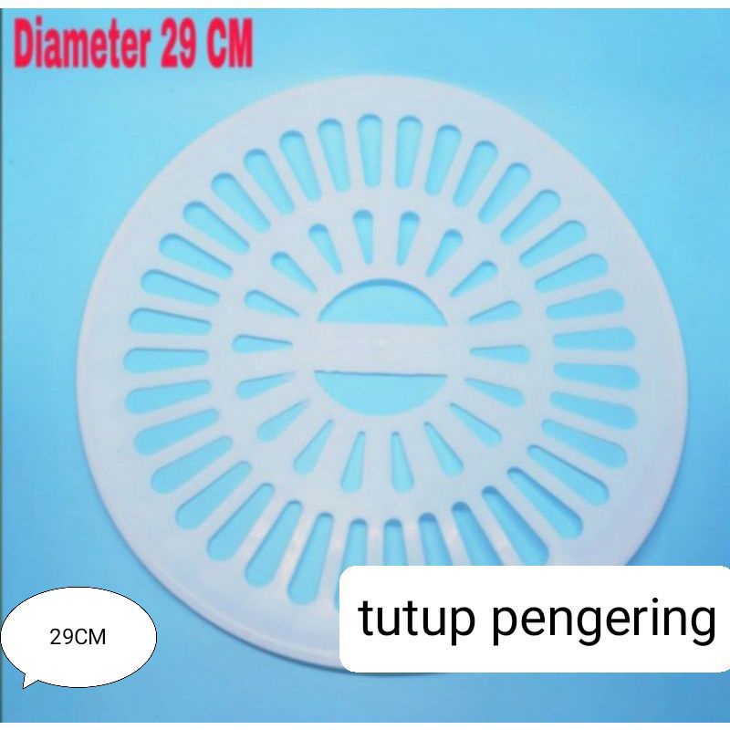 TUTUP PENGERING , 29CM  , BULAT MESIN CUCI 2 TABUNG / SPINER CUP