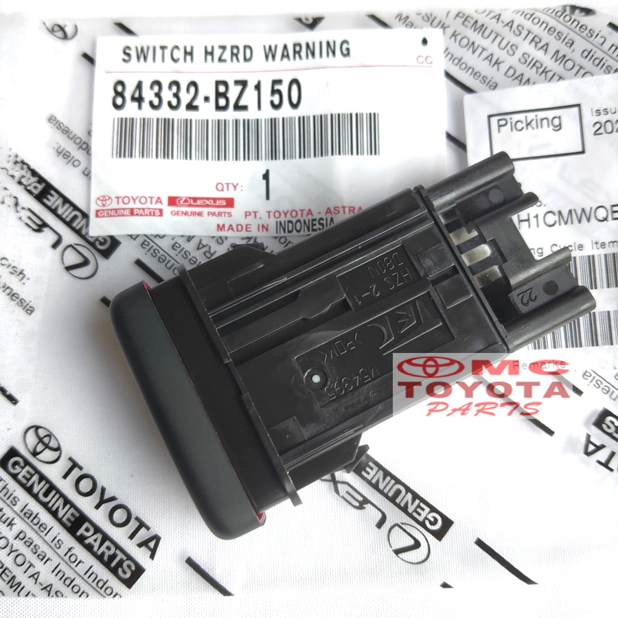 Switch Tombol Hazard Agya Ayla Calya Sigra 84332-BZ150