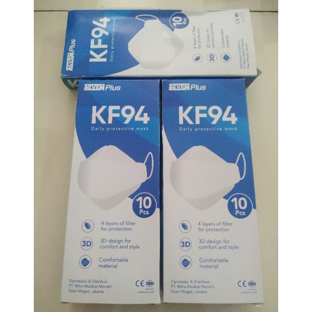 Masker medis KF94 Seven plus 4layer earloop