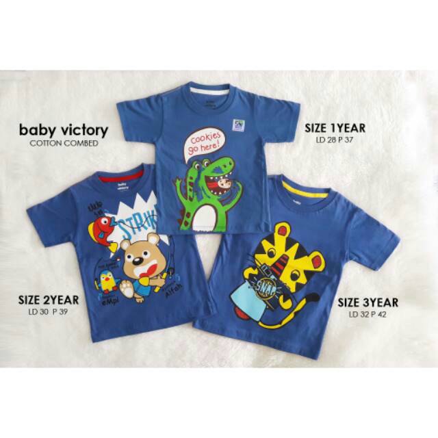 Kaos Anak Cowok Baby Victory /Kaos Baby Victory Boy
