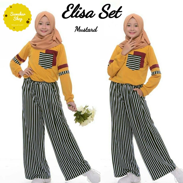  Baju  Anak  Korea Umur  7 8 9 10  Tahun  TK Set Stelan Setelan 