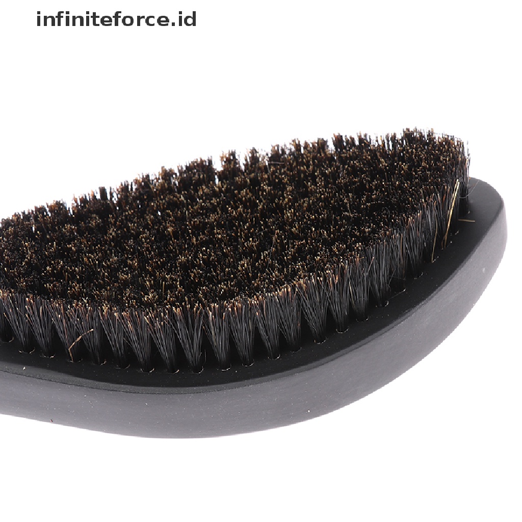 (Infiniteforce.Id) Sisir Rambut Bulu Babi Hutan Gagang Kayu