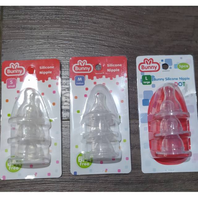 Lusty Bunny Silicone Nipple / Dot SIlicon DN5501 - 1 pack isi 3 pcs