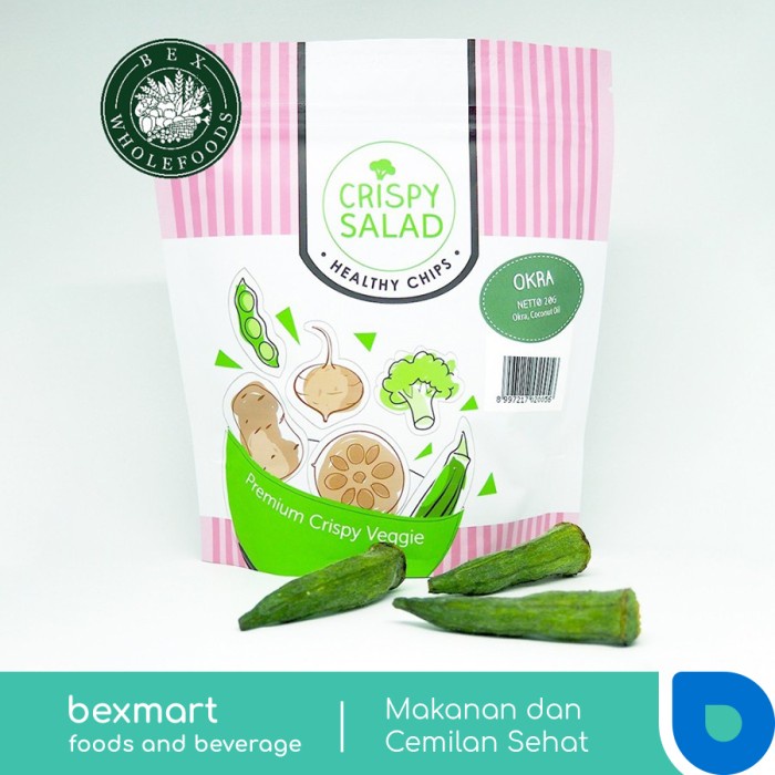 

NEW Okra Chips / Keripik Okra Crispy Salad 20 gr