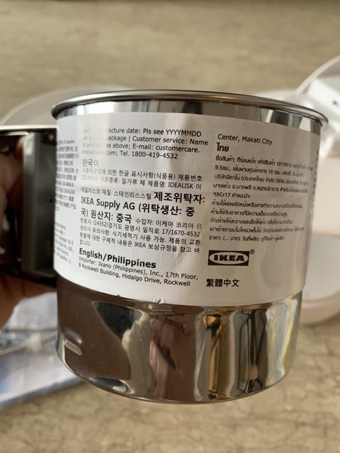 Idealisk Ayakan Tepung Baja Tahan Karat Ideliask