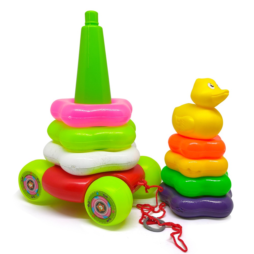  Mainan  Anak  Ring Donat Bebek Full Color Mainan  Edukasi  