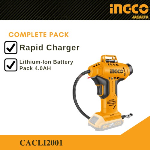 Kompresor Mini Compressor (150Psi) INGCO CACLI2001 Pompa Angin Ban Mobil Motor
