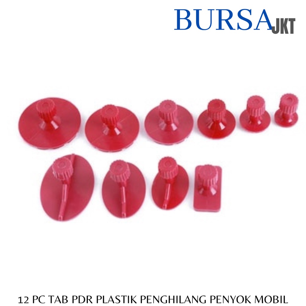 12 PC TAB SUCTION PEREKAT PENARIK PULLER BODY MOBIL REPARASI PERBAIKAN KENDARAAN CAR REPAIR TOOL