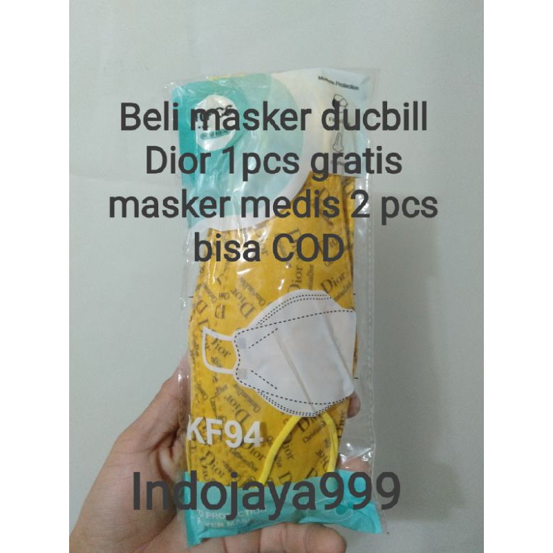 Masker Duckbill Brand Dior original COD 3ply