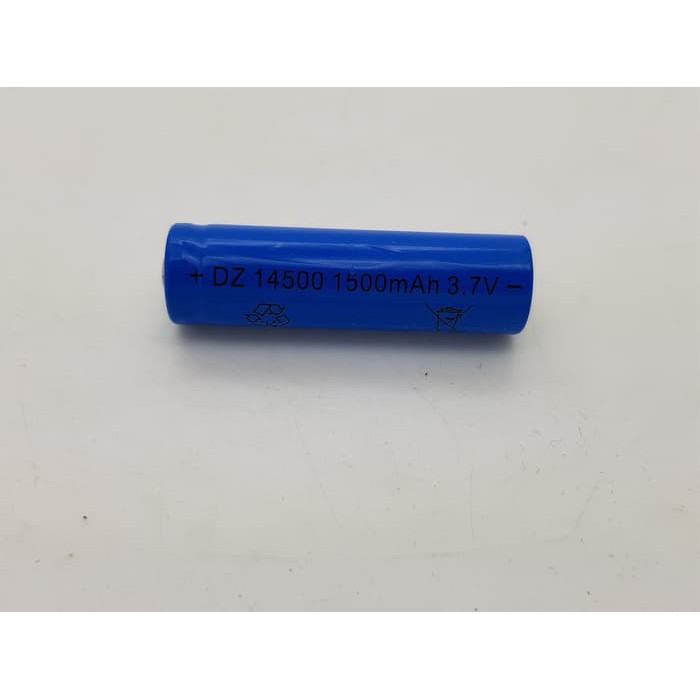 Baterai Cas Lithium Li-Ion 14500 / Aa 3.7V 1200Mah